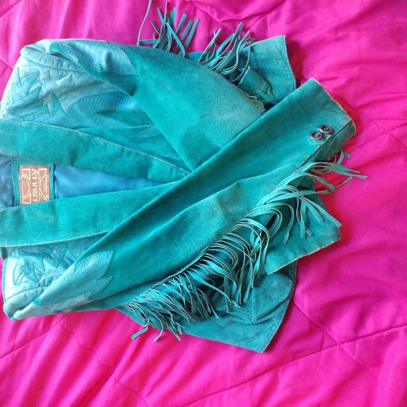 Boar Suede Leather Jacket - Picture 13 of 16